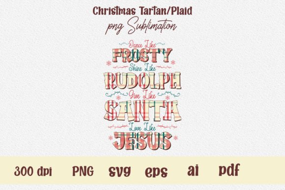 Christmas Plaid Quotes: Graphics & T-Shirt Designs
