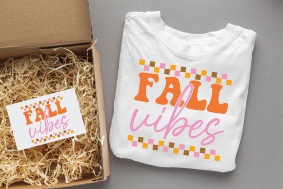 Fall Vibes Groovy SVG: Graphics & T-Shirt Designs