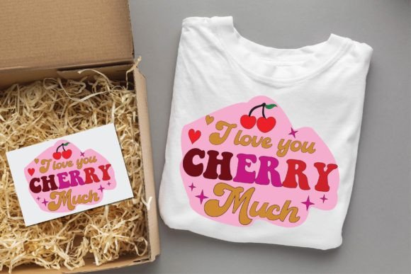 I Love You Cherry Much Baby Groovy Svg Graphics