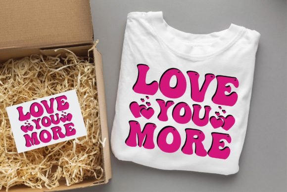 Love You Mare Valentine Groovy Svg: Graphics & T-Shirt Designs