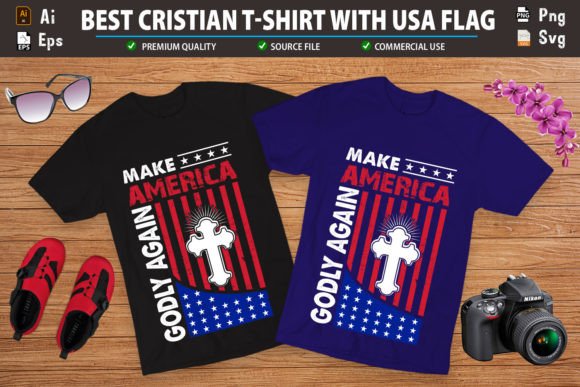 Make America Godly Again T-Shirt Graphics Review