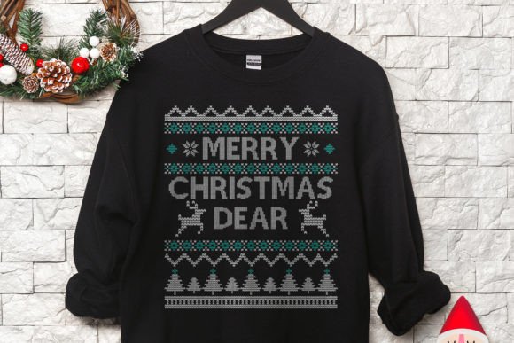 Merry Christmas Dear T-Shirt Design Graphics Review