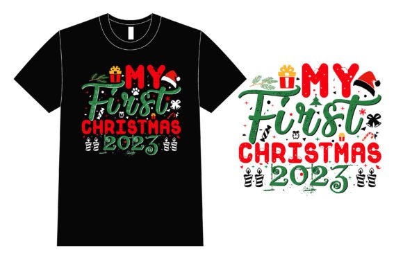 My First Christmas T Shirt Design Graphics Review