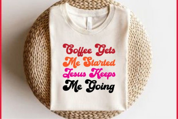 Retro Coffee T-Shirt Design Graphics & T-Shirt Designs