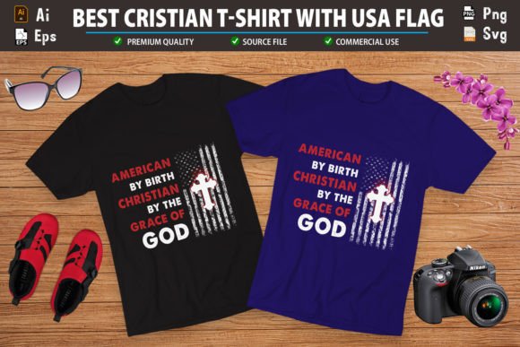 Usa Grunge Flag T-shirt Design Review