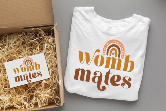 Womb Mates Groovy Svg Design Graphics Review